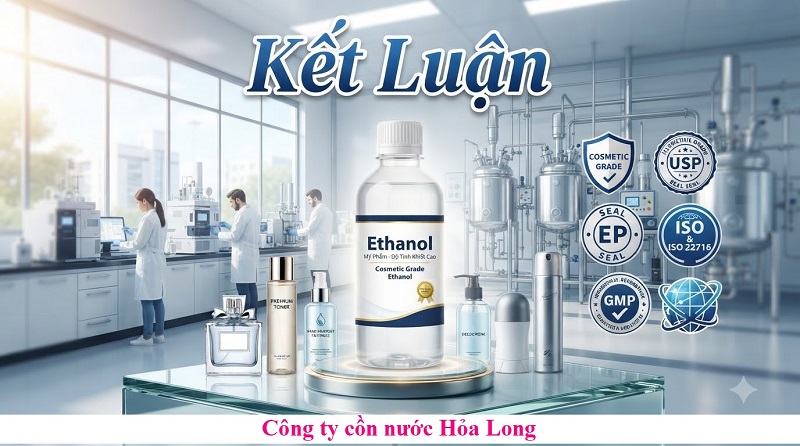Cồn Ethanol Mỹ Phẩm Đạt Chuẩn Quốc Tế – Giải Pháp Nguyên Liệu Chất Lượng Cho Ngành Mỹ Phẩm